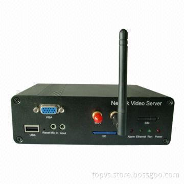H.264 Wireless Network Video Encoder, Supports Dual Stream and Smartphone View